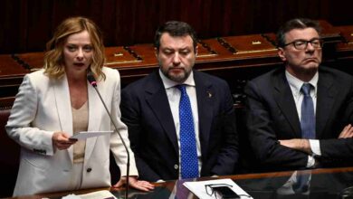 Meloni Giorgetti Salvini governo Italia