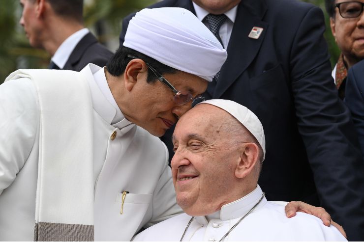 Papa Francesco e Iman