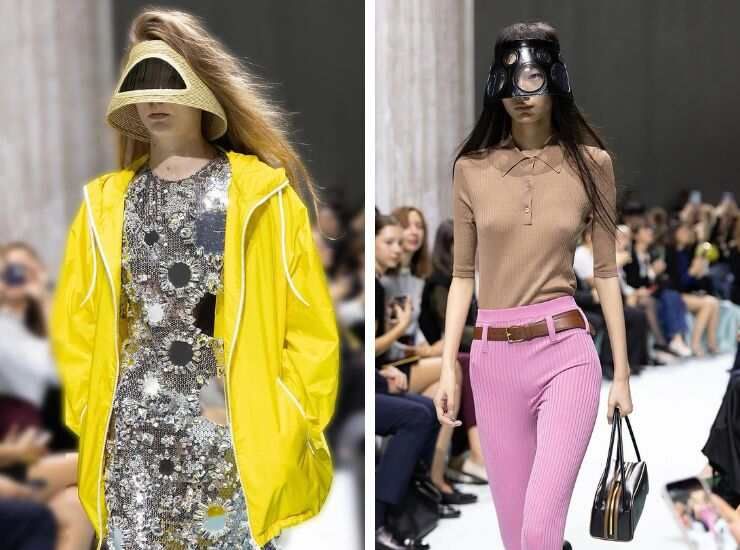 Prada look futuristico