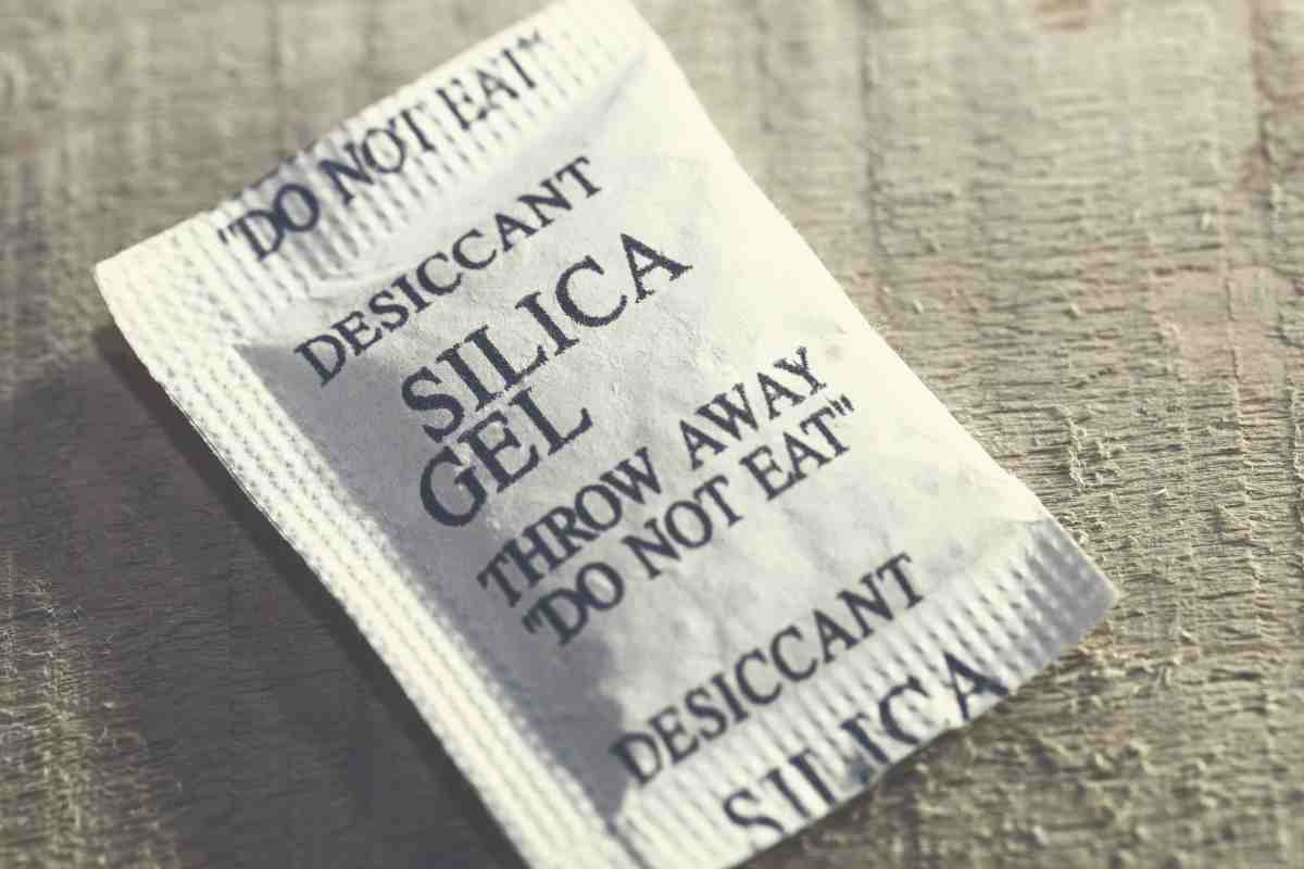 come utilizzare bustine silica gel