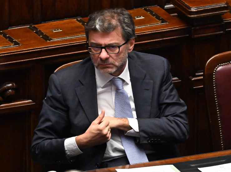 Giancarlo Giorgetti ministro dell'Economia 