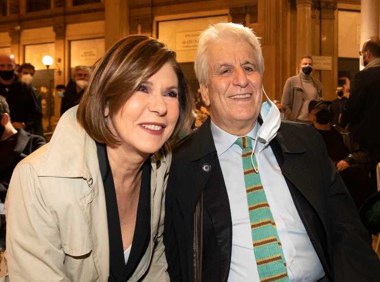 Bianca Berlinguer con Luigi Manconi 