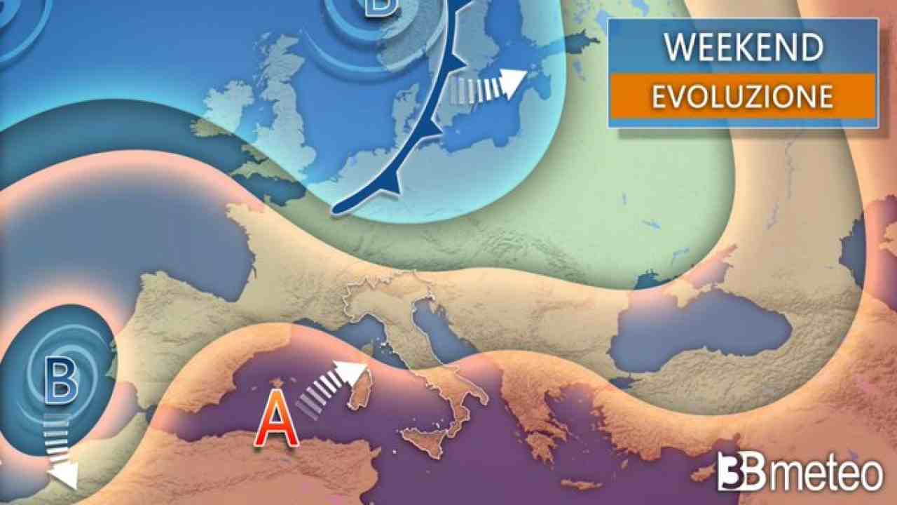 Previsioni meteo per il weekend del 19 e 20 ottobre 2024