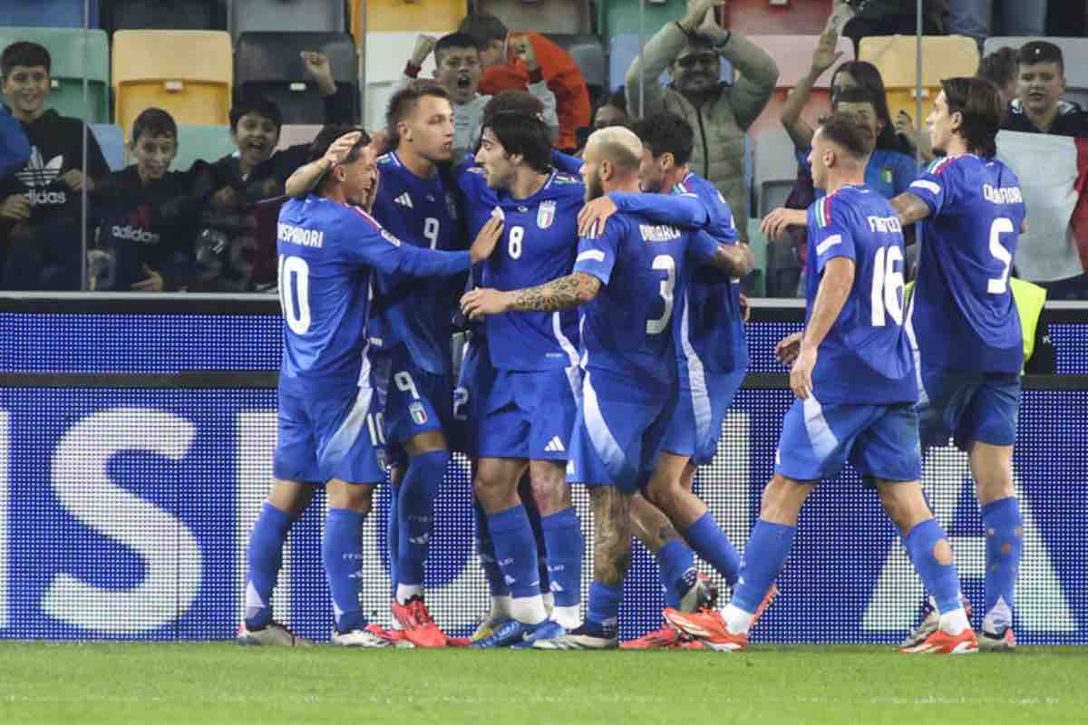 Italia trionfa su Israele 4 1 nella Nations League