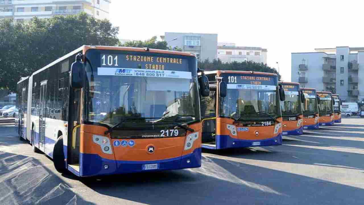 Sciopero bus e mezzi Italia