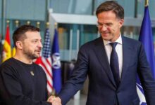 Mark Rutte con Zelensky a Bruxelles il 18 ottobre 2024